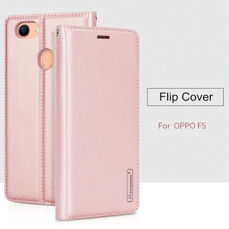 

Flip Cover PU Leather Case For OPPO F5 A75 A75S A73 A79 Magnetic Soft TPU Back Cover With Card Holder Phone Case