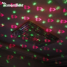 Lemonbest Рождественский Декор светодиодный проектор Light Белый свет лужайки пейзаж ночника 10 гобо горка для дня рождения праздника Хэллоуин