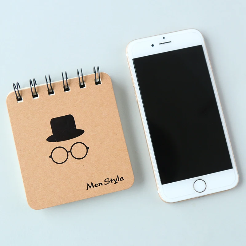 

Free shipping South Korean creative coils notebook pocket book notepad portable small notebook office stationery.