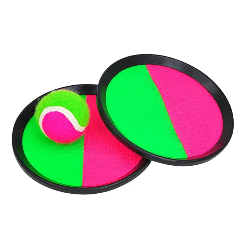 JayCreer Catch Ball Set-селфи палка для бросания и ловли Спортивная Семейная Игра с 2 веслами и шариком на липучке для возраста 3 и выше - Цвет: 18.5CM