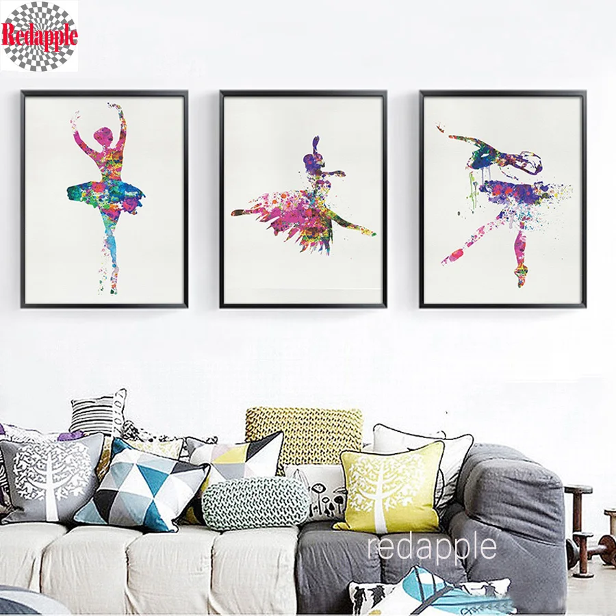 

Diamond Embroidery,Rhinestone,5D Diamond Painting,Ballerina Ballet Dance Girl,color,Full,square,Cross Stitch,Diamond Mosaic,DIY,