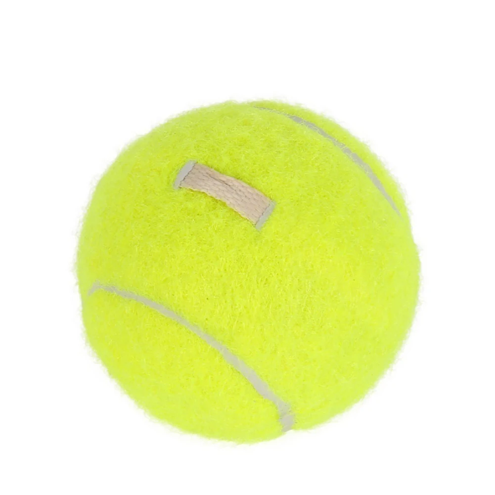 4Pcs/Set Tennis Trainer High Elastic Tennis Ball with Rubber Band Tennis Ball Trainer Practice Training Tool for Sports Practice Training Belt Line 