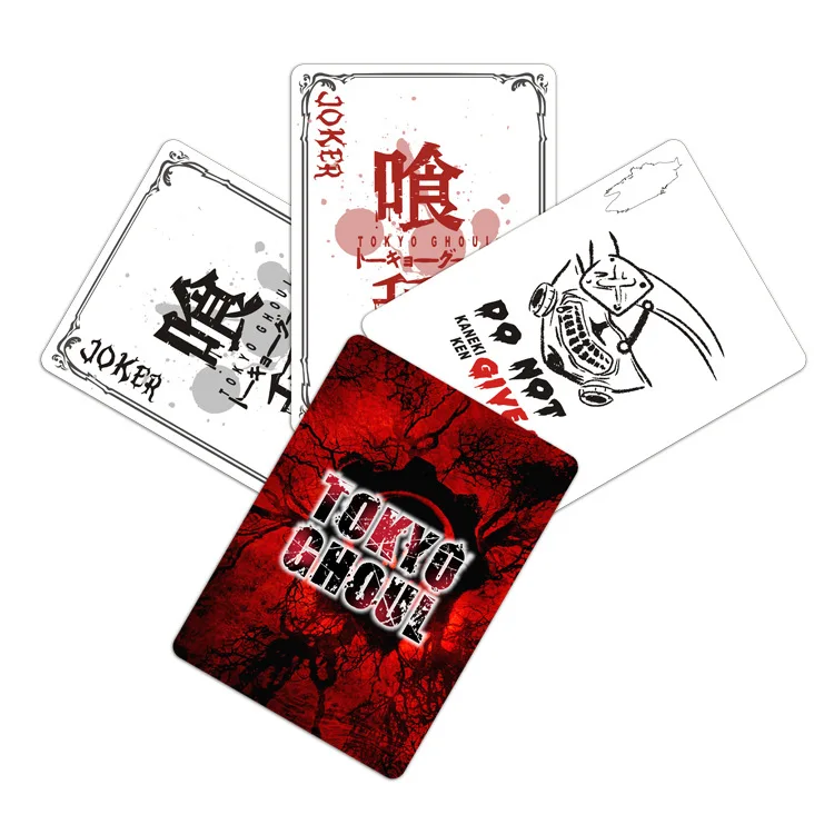 54 Sheets/Set Anime Tokyo Ghoul Poker Cards Comics Character Collection Playing Cards Christmas and New Year gifts