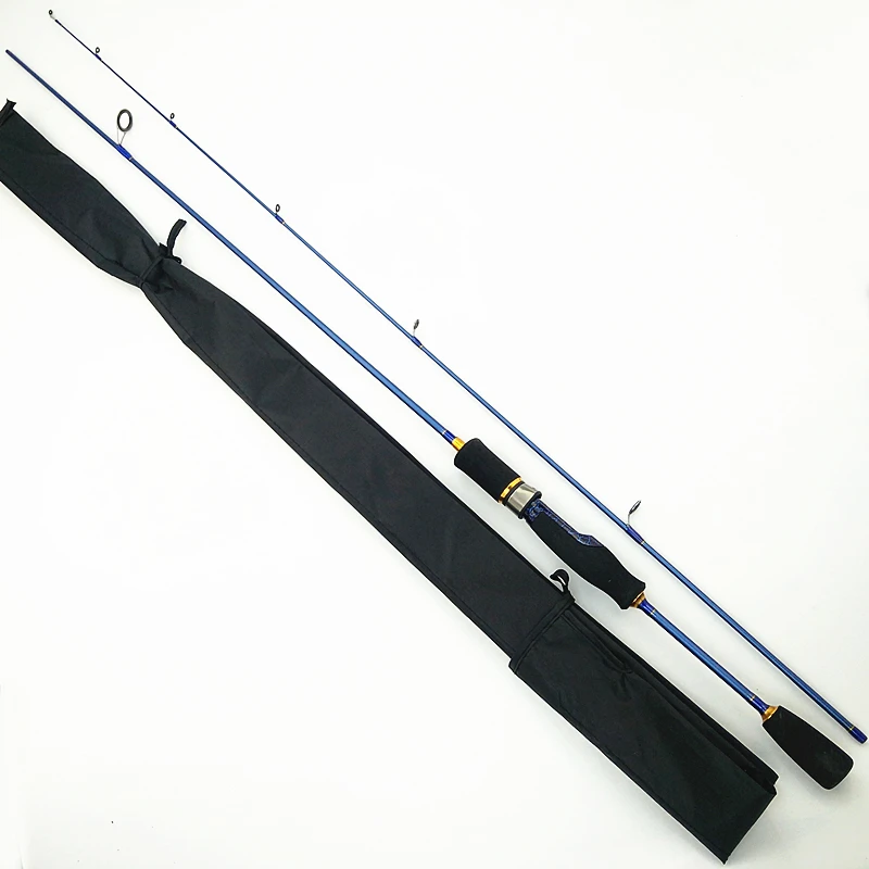 

Sparrow 1.8m UL spinning fishing rod super light lure 1.5-5g thin fish rod for small fish blue soft fishing pole weight 72g