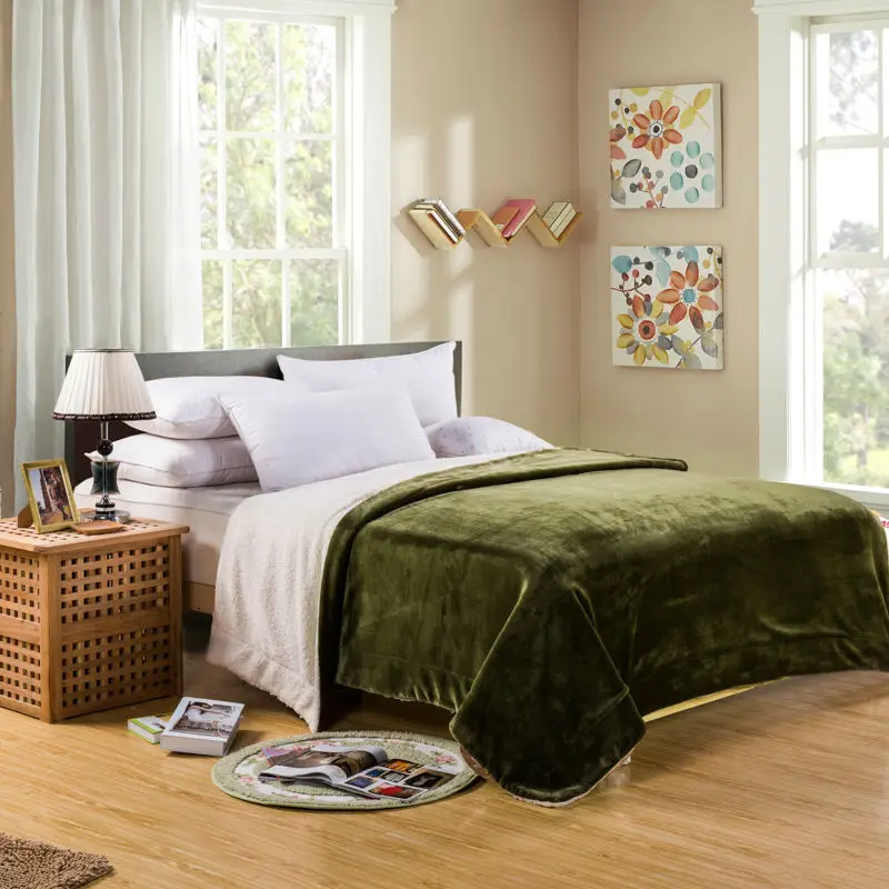 Dark Turquoise High Quality Luxury 100 Cashmer Blankets Soft And