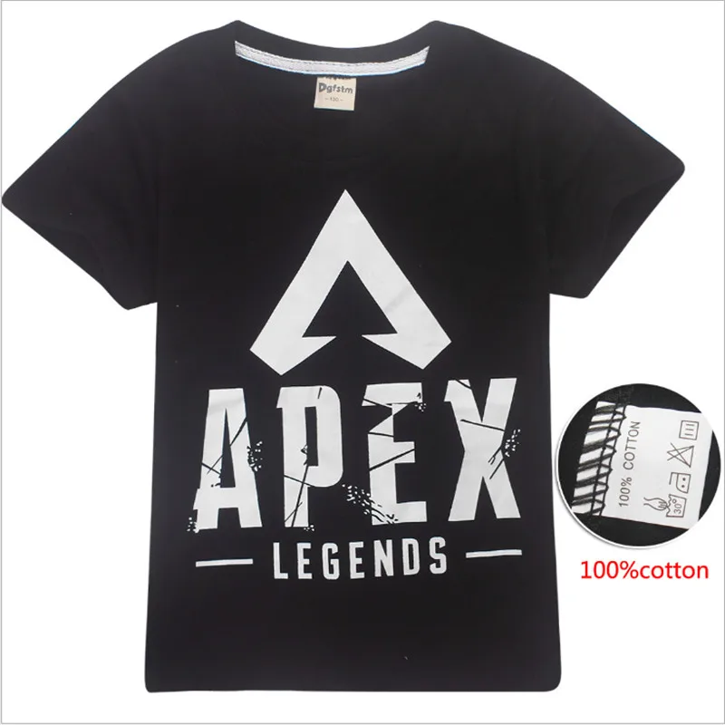 I Apex футболка Mobile Legends для мальчиков Рубашка с короткими рукавами футболка Топы - Цвет: I