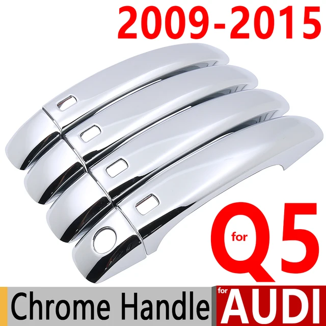 for Audi Q5 Luxurious Chrome Door Handle Covers Trim Set of 4Door Q5