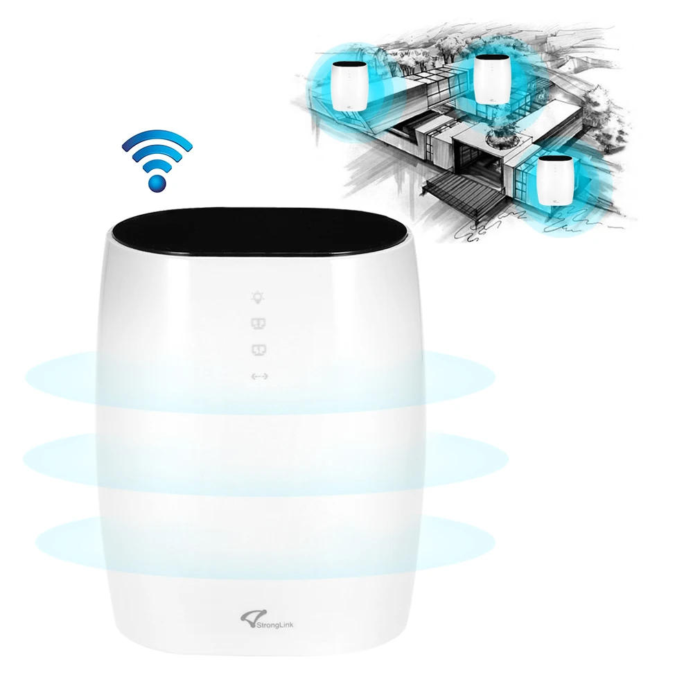 Сеточная Wi-Fi система(3-Pack) расширители диапазона маршрутизатор Замена для всего дома Wi-Fi покрытие Разъем Заменить Wifi маршрутизатор