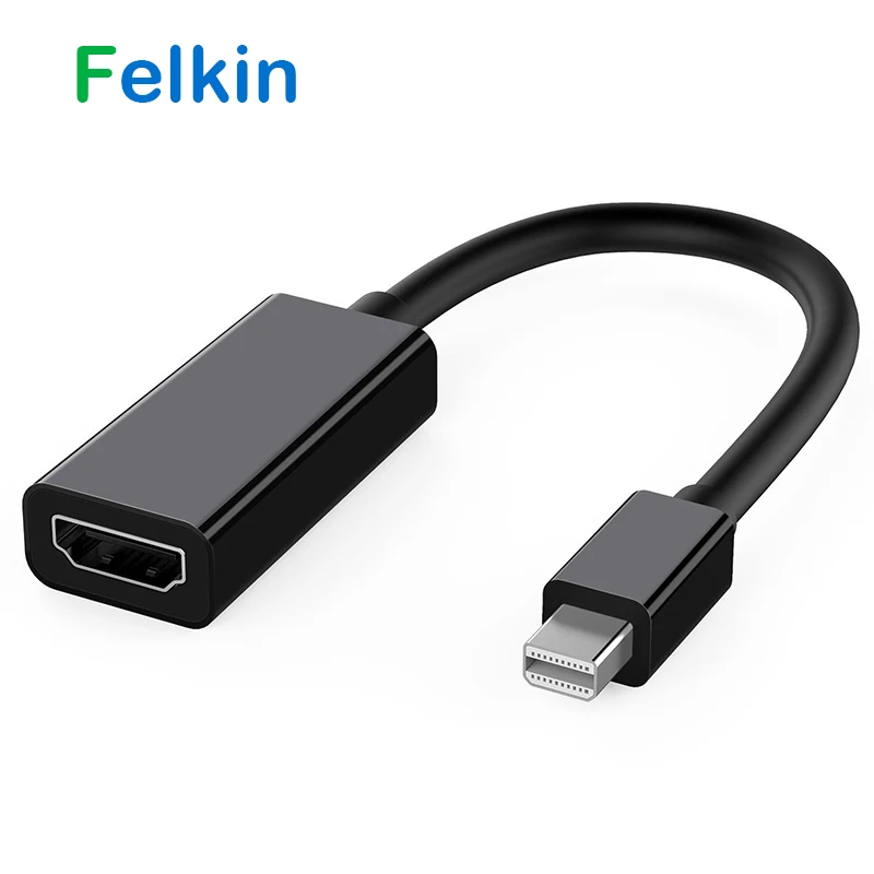 Felkin البسيطة موانئ دبي إلى HDMI محول كابل مصغرة DisplayPort الصاعقة ميناء 1080 وعاء محول للماك بوك برو الهواء العارض كاميرا HDTV Felkin البسيطة موانئ دبي إلى HDMI محول كابل مصغرة DisplayPort الصاعقة ميناء 1080 وعاء محول للماك بوك برو الهواء العارض كاميرا HDTV