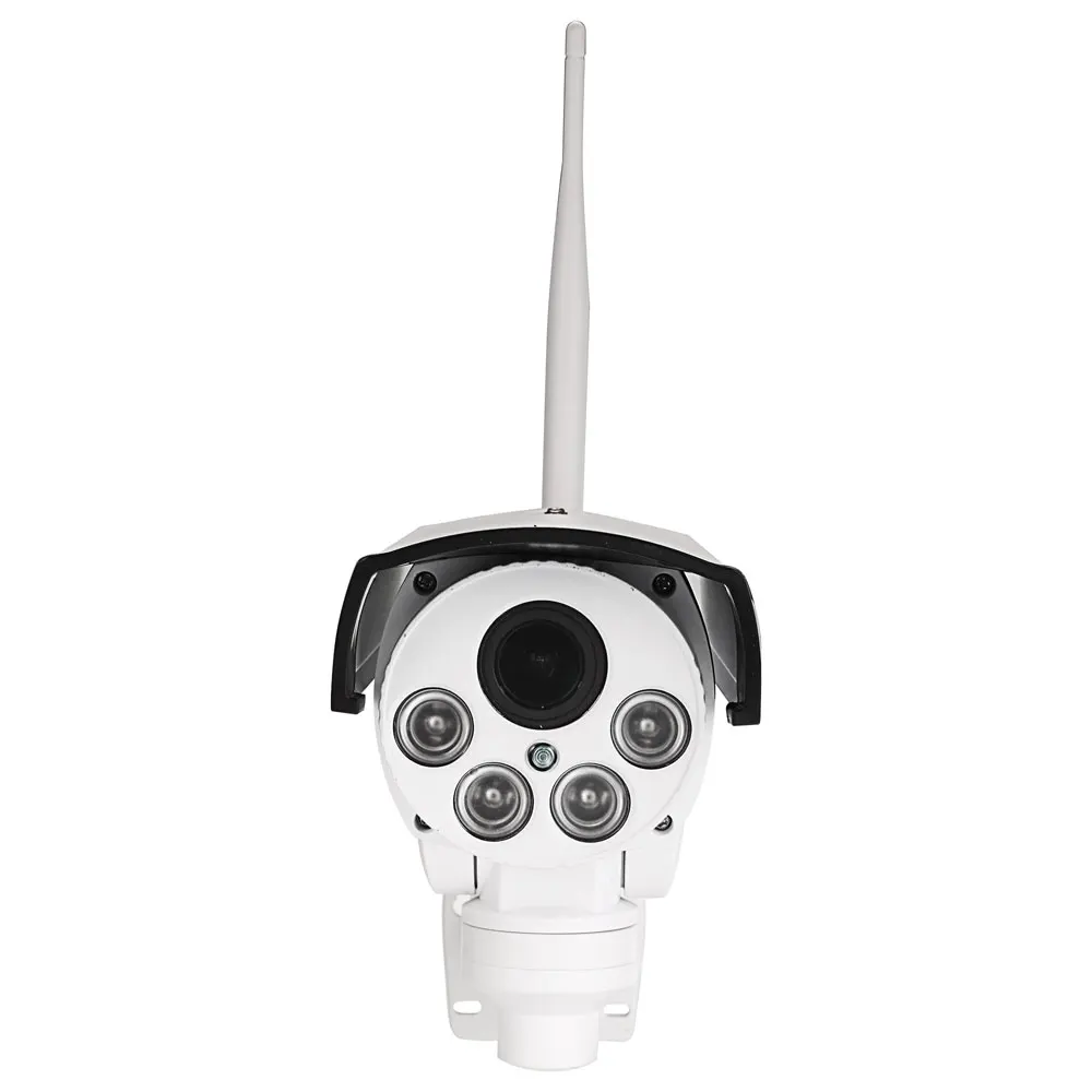 Супер HD 5MP Wifi уличная IP камера PTZ Bullet наружная 5X 10X оптический зум 1080p беспроводная ИК Ночная Onvif 128G карта Аудио CCTV Камера