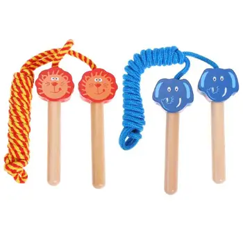 

Rope Developmental Lovely Skip Skipping Rope Cord Standard Fitness Kids Outdoor Game Cartoon Children Handled Jumping