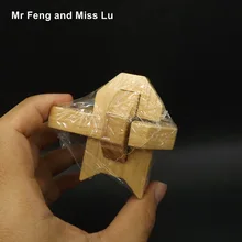 А Форма Конг Мин Любань блокировки китайский деревянный Паззлы игрушка