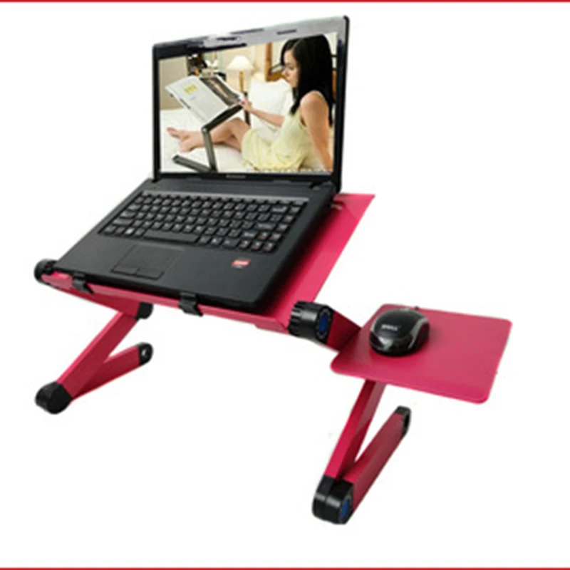 Laptop Desk Holder Portable 360 Folding Laptop Stand Desk Computer Table Cooling with Mouse Pad Notebook Table for Bed Tray (4)