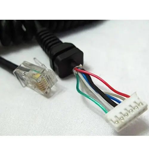 10pcs Wholesale Replacement Mic Cable Cord Wire for YAESU MH 48A6J FT 7800 FT 8800 FT 4