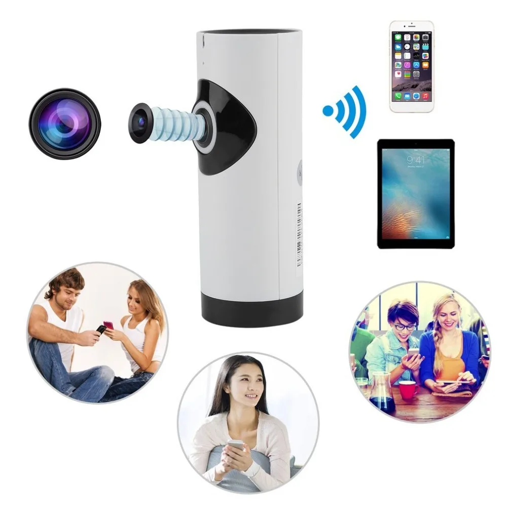 

180 Degree Network Panoramic Camera HD 720p Wifi IP Camera Smart CCTV Camera Durable Home Secuity Surveillance System EU Plug
