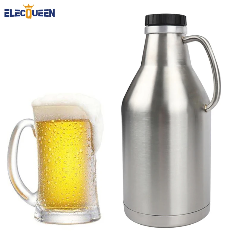 304 Stainless Steel Growler 64oz 2L Beer Bottle With Handle Growler 2 growlers-101-why-every-beer-geek-should-own-one