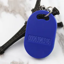 100 шт./лот 125 кГц EM4100/TK4100 только для чтения RFID тег карты Близость Маркер Брелоки 3 цвета