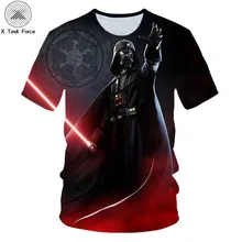 Брендовая футболка модная мужская 3d футболка Звездные войны Дарт Вейдер с принтом летние мужские/женские повседневные крутые футболки Прямая поставка размер S-6XL