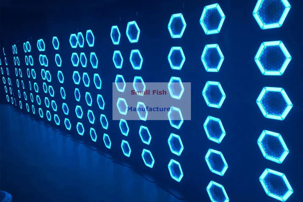 Новый дизайн 6X100W теплый белый/холодный белый Светодиодные пиксели света DMX Ретро