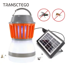 Лампа на солнечных батареях от комаров, ловушка для насекомых zapper, ловушка для уличных походов, фонарь, USB, анти-москитная муха, тент, светильник