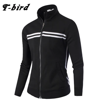 

T-bird 2018 New Zipper Cardigan Sweatshirt Men High Collar Hoodies Autumn Winter Brand Casual Jacket Sportswear Male Hoodie 4XL