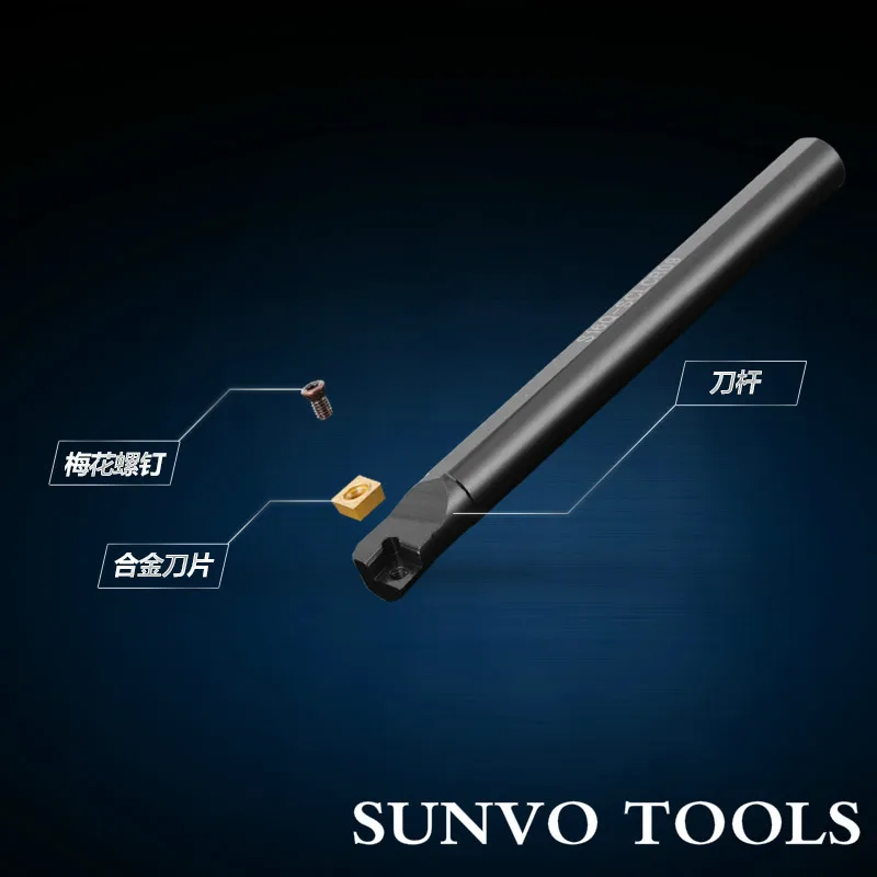 S06K/S07K/S08K/S10K/S12M-SCLCR06/SCLCL06 Use CN Carbide Insert CCMT/CCGT 060204/060202/09T304 Insert Internal Turning Tools SCLCR
