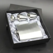 7 унций карманная тазобедренная колба из нержавеющей стали кувшин для вина Высококачественная Воронка Из Нержавеющей Стали с широким горлом для фляжек