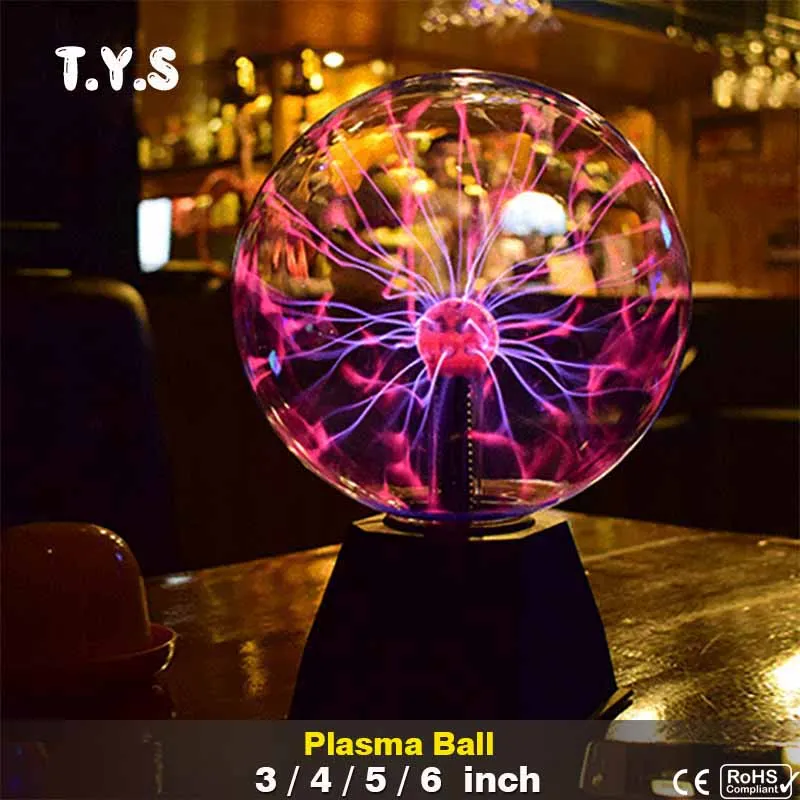 Best Novelty Magic Crystal Plasma Ball 110V 220V lava lamp Creative light Graduation Birthday Christmas Kids Room Decor Gift Lighting