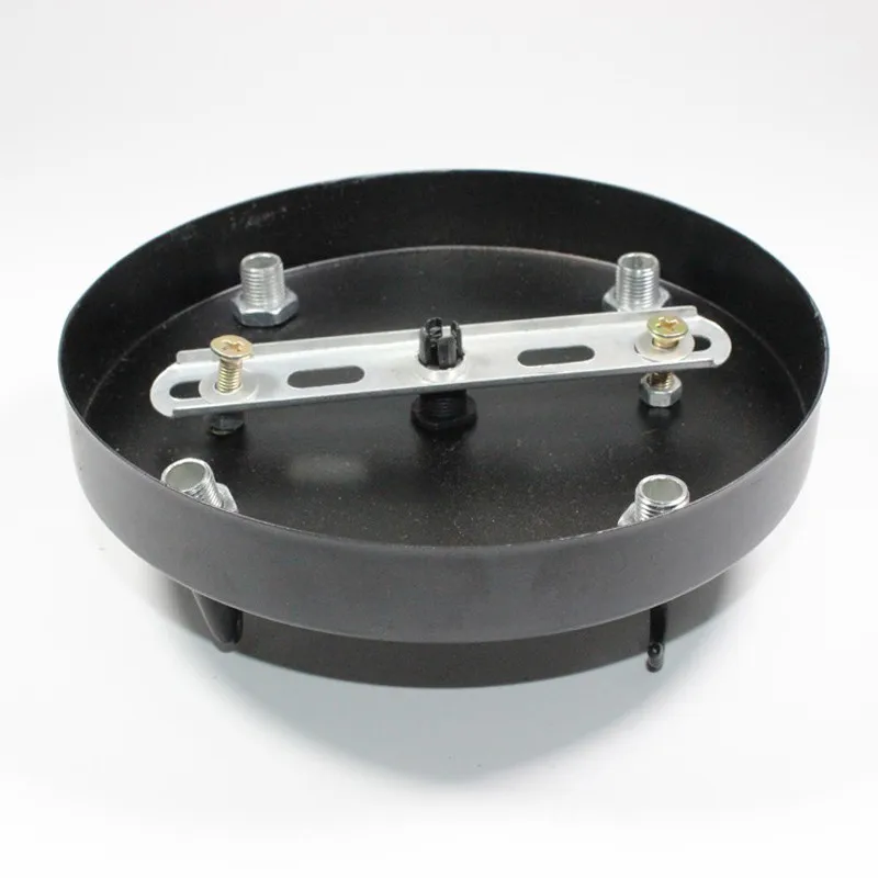 Black Diameter 8 10 12 15 18cm Pendant lamp Ceiling Plate lustres de teto Lighting Accessories For Rope Pendant Light8