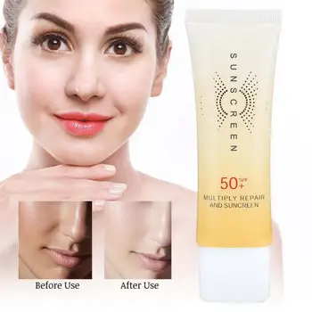 

40g SPF50+ Body Face Isolation Sunblock Lotion Summer Moisturizing Sunscreen Cream Skin Care