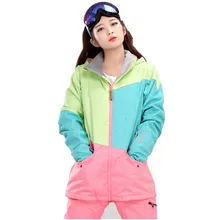 Высококачественный лыжный костюм из хлопка, утолщенная куртка для сноуборда, уличная зимняя теплая куртка для сноуборда и лыжного спорта