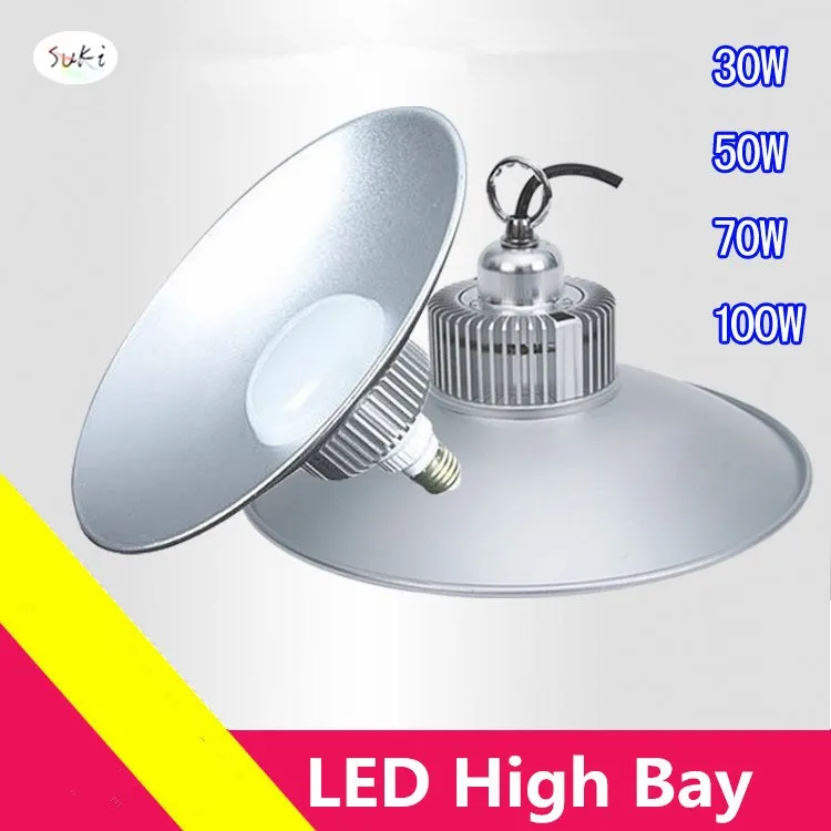 6pcs/lots 30w50w70w100w E27 LED High Bay & Low Bay Lighting Warehouse