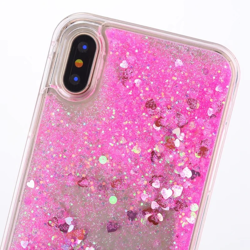 Exian iPhone 5/5s/SE Hard Plastic Case Sparkling Pink