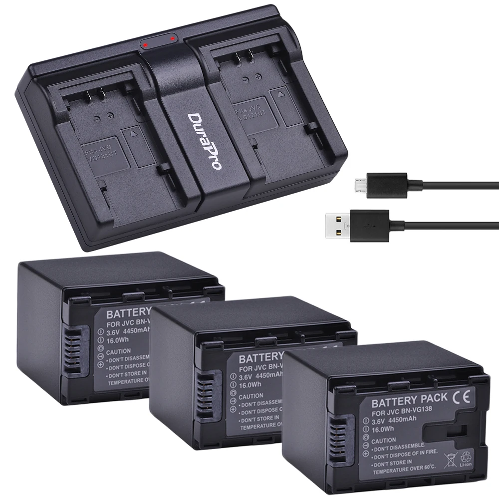 

3x BN-VG138 BB VG138 BNVG138 li-ion Battery + dual charger for JVC GZ-E10 GZ-E100 GZ-E15 GZ-E200 GZ-E205 GZ-E208 GZ-E220 GZ-E225