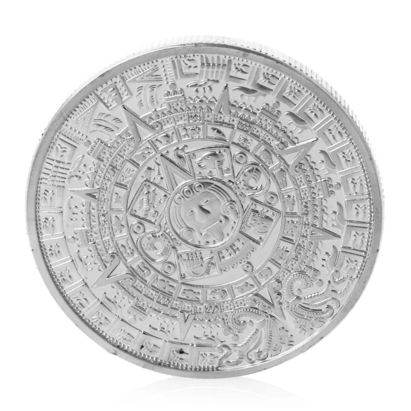 New Maya commemorative coins Gold Plated Mayan Calendar Mexico Souvenir