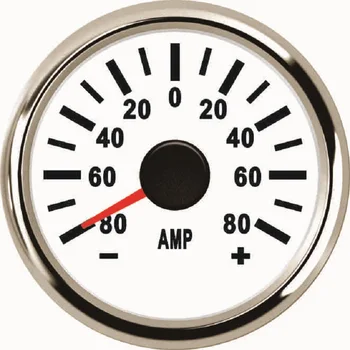 

New 2" Universal Ammeter AMP Gauge Ampere Meter +/-80A With Current Sensor 9-32V With Red Backlight