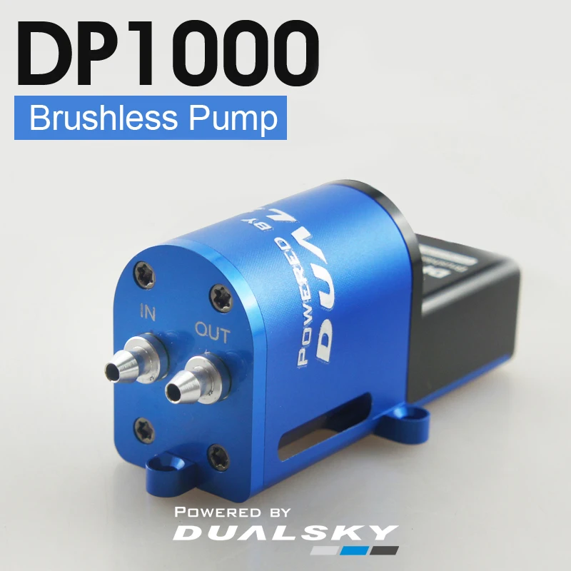 DUALSKY DP1000 бесщеточный приводной насос для дыма топливный аквариумный насос с регулировкой потока воздуха скорость для RC Самолет курительные системы f Для гигантской или струйной модели