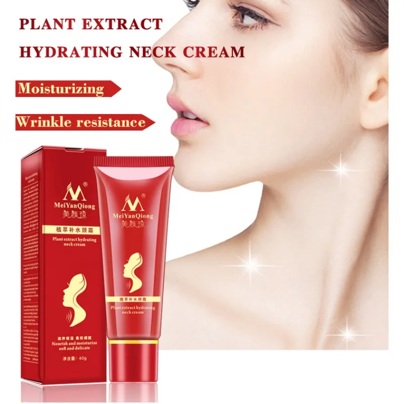 Hydrating Neck Cream Neck Cream Shea Butter Extract Reduce Double Chin Nourish Moisturizing Fade Fine lines