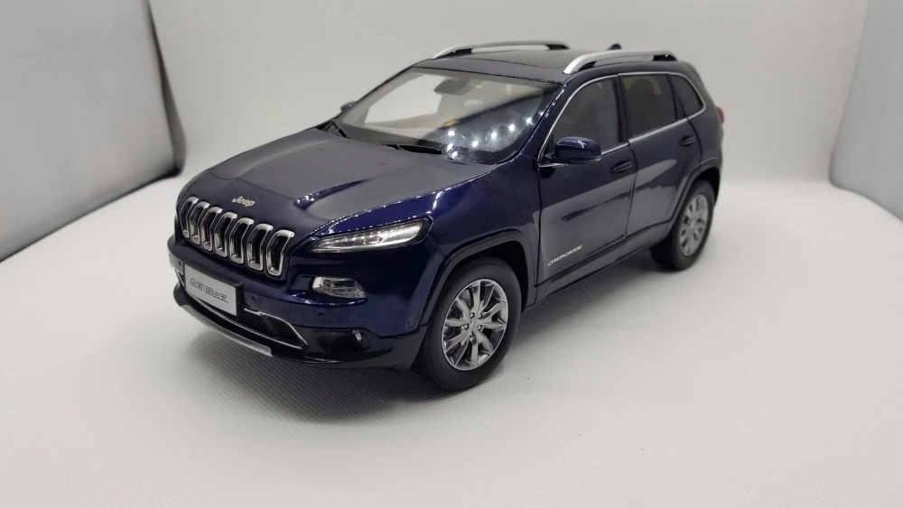 1 18 Diecast Model For Jeep Cherokee 16 Blue Suv Alloy Toy Car Miniature Collection Gifts Miniature Collectible Toys Collectiblestoy Model Aliexpress