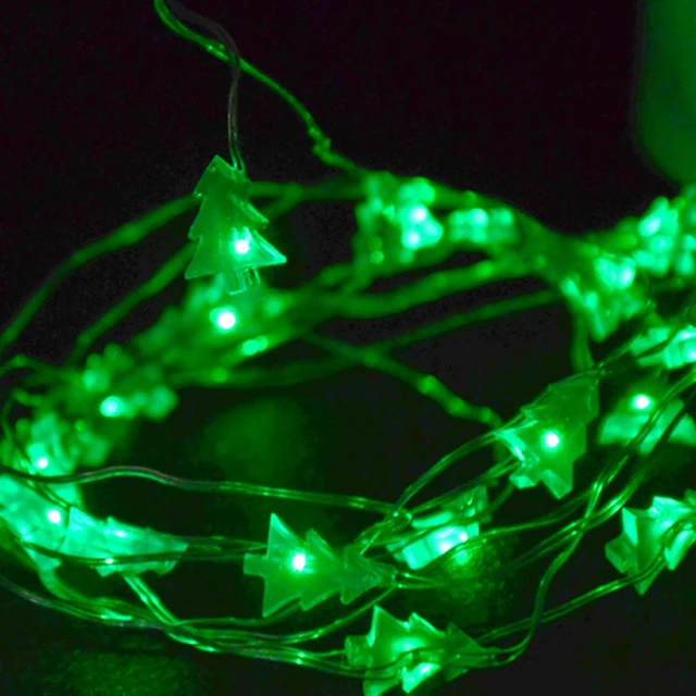 Led Strings IP65 Waterproof 2M 20LEDs String Lights Battery Operated Christmas Tree Shape LED Copper Wire Led Strings IP65 Waterproof 2M 20LEDs String Lights Battery Operated Christmas Tree Shape LED Copper Wire