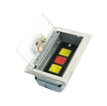 

Up Down Stop 3 Button Roller Shutter Garage Door Switch Cassette Cover + Key