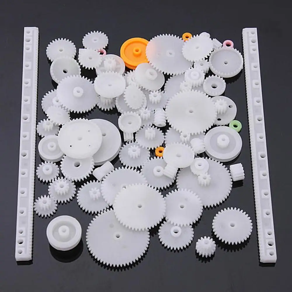 

Plastic 75 Type Crown Gear Single Double Reduction Gear Worm Gear