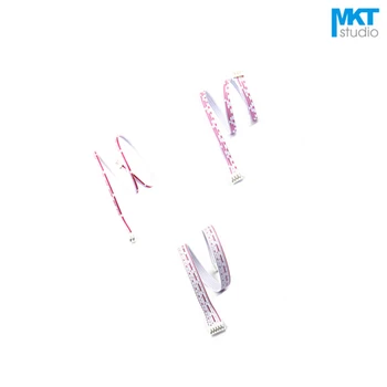 

100Pcs 20cm Double PH2.0 Header AWG26 Red White Wire Cable 11P 12P