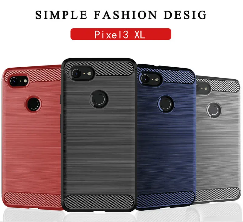 

Cover for Google Pixel 3 XL Pixel3 XL Case Silicone Armor Bumper Shockproof Cover Case for Google Pixel 3 XL Pixel3 XL Case Capa