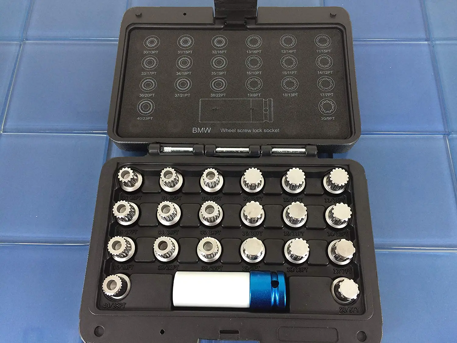 Mr Cartool 21 шт. замок колеса Lugnut Противоугонная гайка для удаления винтов набор