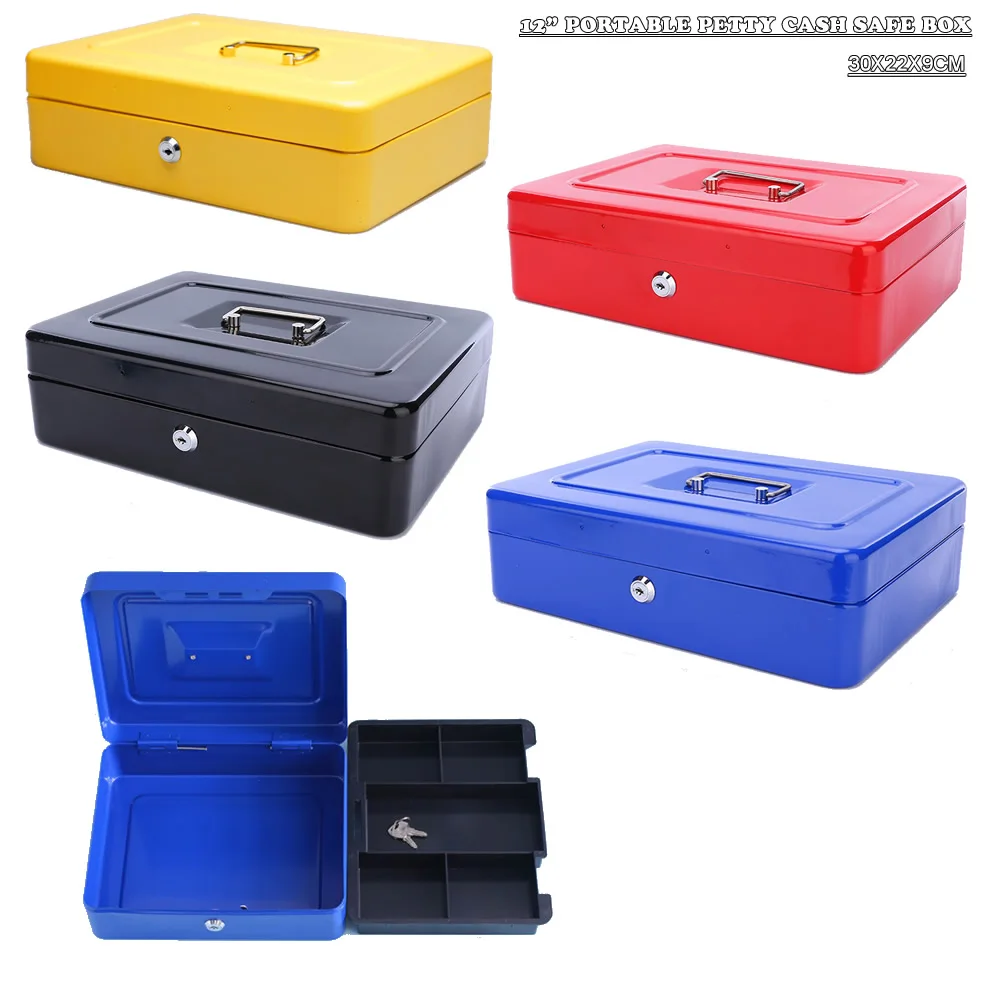 new-portable-12-inch-large-security-safe-petty-cash-coin-money-box-deposit-tin-with-tray-home-office-shop-cash-jewelry-safe