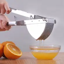 Portable Stainless Steel Manual Juicer Squeezer Grenadine Lemon Orange Press Fruit Juicer Long Lifetime Kitchen Tool Masher
