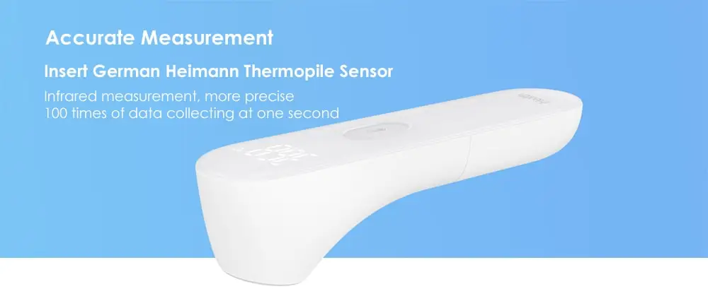 Brand New Xiaomi Mi Home Mijia iHealth Thermometer Accurate Digital Fever Infrared Clinical Non Contact Measurement LED Shown