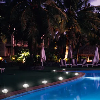 

4 Pcs Garden Light Solar Lamp Underground Lamps Waterproof Solar Power Energy Lamp for Patio Yard Garden Pathway Outdoor