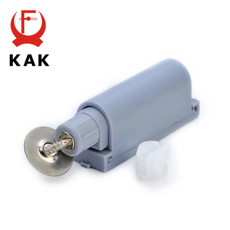 KAK 4pcs/lot Push To Open System Damper For Cabinet Door Cupboard Catch Magnet Home Kitchen Furniture Hardware magnetic cabinet catches door catches magnetic cabinet latches cabinet door latch